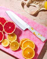 Lemon Meringue Santoku Knife