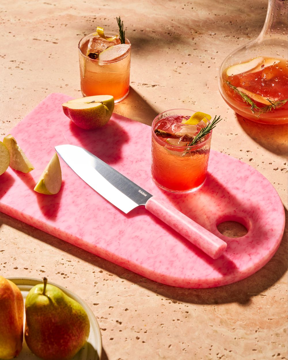 Fairy Floss Santoku Knife